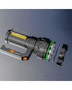 Handheld LED Spotlight USB Rechargeable Searchlight Work Lamp