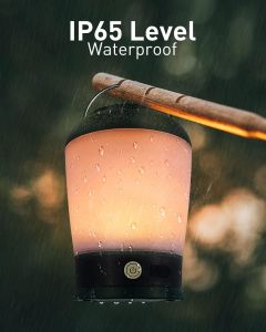 LED Camping Light, Rechargeable Camping Light for Tent with 6 Lighting Modes Waterproof for Camping Hiking