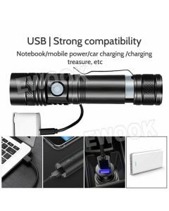 2X 60000lm LED Flashlight Torch For Bike Mount USB Rechargeable T6 XM-L AU