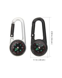 2Pcs Portable Compass Pocket Compass Outdoor Survival Compass Outdoor Survival Supply