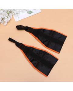 1 Pair of Hanging Thicken Nylon Straps Pull-up Belts Abdominal Muscles Training Chinup Bar Mounted Gym Supplies (Orange Black)