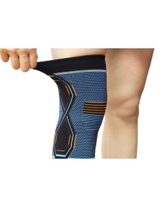 2-Pack Knitted Knee Support Sleeve Leg Brace for Gym Sports Running(XL)