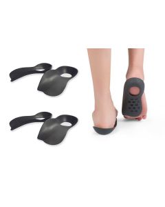 2 Pairs Plantar Fasciitis Feet Insoles Arch Supports Orthotics Inserts Flat Foot Orthopaedic Insoles(Size L)