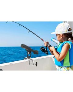 360 Degrees Rotatable Fishing Rod Holders For Boat Side Rails Fishing Accessories