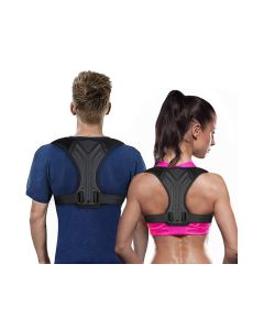 Adjustable Posture Corrector for Posture Correction Back Straightener -Black / S