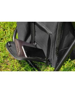 Portable Cooler Stool Multi-Function Folding Fishing Chair - Black