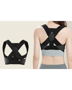Posture Corrector Clavicle Support Back Straight Shoulders Brace Strap -Pink / S