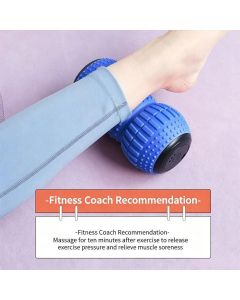 Rechargeable Electric Massage Roller Vibrating Silicone Yoga Ball relaxation