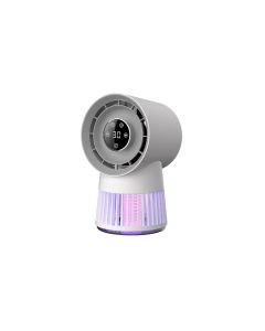 2 in 1 Electric Mosquito Lamp Fan Portable Mosquito Lamp Bug Zapper Desk Fan Bladeless