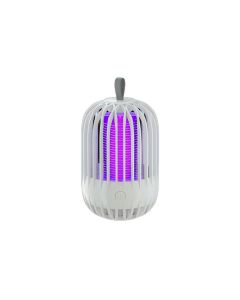 USB Electric Mosquito Killer Lamp Mosquito Zapper Trap Bug Zapper lectric Fly Traps Insect Pest Control for Home, Backyard, Patio, Camping, Fishing (Grey)