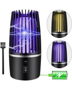Electric Mosquito Killer Lamp USB Rechargeable Electric Repellent Zapper Trap Machine