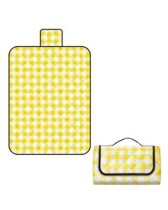Foldable Picnic Mat Water-resistant Soft Camping Blanket Beach Outdoor Mat Red L