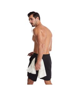 MUSCLE BURNING Men Running Shorts Quick Dry 5 Inch White