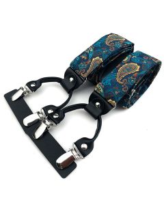 Qimulan Men's Y-Style 6 Clip Adjustable Polyester... BD-A04