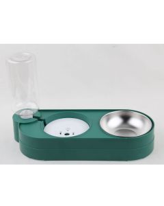 Cat Water Fountain Claw Cheep Automatic Feeder Gypsum White