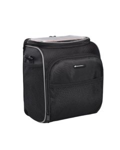 NUCKILY Bicycle Front Bag Waterproof 6L Polyester Black