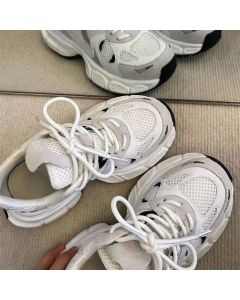 Women Lightweight Sneakers Mesh Casual Shoes White 36