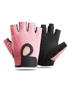 T-BAGWELL Cycling Gloves Half Finger Anti-slip B half finger black