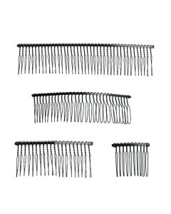 Metal Hair Comb Xingpeng 40 Teeth Unisex 1 small (10 teeth)