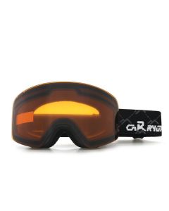 Kids Snow Goggles with Large Cylindrical Lens, Anti-Fog & UV Protection, Compatible with Prescription Glasses, for Outdoor Skiing and Mountaineering Adventures (Blue)