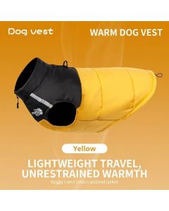 Keep Your Pup Cozy and Visible This Winter – Waterproof, Insulated Dog Coat with Reflective Strips, Front Zipper, D-Ring Leash Attachment, and Adjustable Fit for Daily Walks and Outdoor Adventures (XL, Grey)