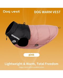 Keep Your Pup Cozy and Visible This Winter – Waterproof, Insulated Dog Coat with Reflective Strips, Front Zipper, D-Ring Leash Attachment, and Adjustable Fit for Daily Walks and Outdoor Adventures (XL, SkyBlue)