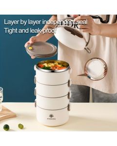 2-layer bento box, insulated lunch box, meal prep container, bento box with bag, portable food carrier, lunch box Australia, stainless steel bento, food storage container, work lunch box, school lunch container
