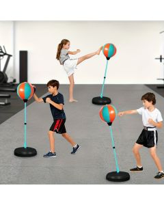 Black kids punching ball, boxing set for kids, martial arts toy for kids, adjustable punching ball, durable punching ball, children's fitness toy, active play equipment Australia