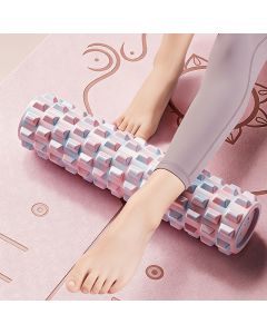 Pink foam roller, muscle recovery, fitness accessory, deep tissue massage, post-workout relief, textured foam roller, Australia
