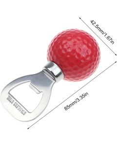 Golf Ball Bottle Opener, Beer Bottle Opener Funny Gifts for Men Women Novelty Items for Golf Lover Beer Enthusiast Bottle （2pcs）