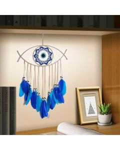 Feather Evil Eye Dream Catcher Natural Handmade Materials Moderate , Dream Catcher for Girls Bedroom