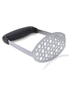 Stainless Steel Potatoes Masher Kitchen Tool, Mashed Potatos Masher with Handle, Great for Potato, Guacamole, Fruits, Avocado