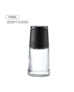 Salt Grinder Salt & Pepper Grinder Refillable Coarseness Adjustable Pepper Mill Shaker with Glass Body for Home,Kitchen