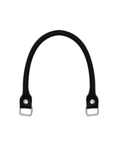 2Pcs Genuine Leather Bag Handles 38cm Purse Straps with Clasp Cowhide Leather Replacement Straps for Handbag Replacement
