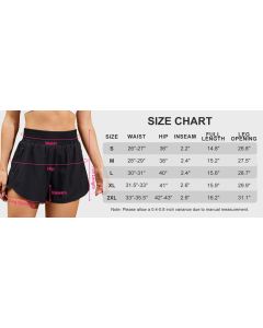 High-Waisted Athletic Shorts for Women, Perfect for Gym, Running, Yoga and Daily Casual Wear, L (Pink)