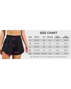 High-Waisted Women’s Athletic Shorts for Gym, Running, Yoga, and Casual Wear, L (Black)