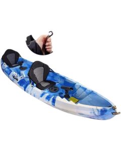 Adjustable Canoe Kayak Seat Padded Detachable BackPack Hooks With Storage Bag