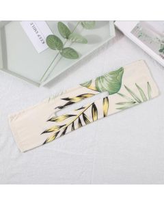 New Deft Bun Knotted Wire Hair Band Print Headband Twist Maker Hair Accessories - Yellow 06