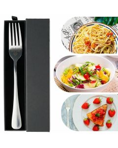 Engraved Stainless Steel Fork with Gift Box Love Message Utensil for Couples Present - B.I love forking you