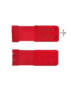 2 Hooks Underwear Extension Bra Buckle Bra Extender Hook Brassiere Strap - Red