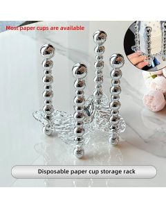 Cup Storage Shelf Paper Cup Holder Organizer Kitchen Cup Holder Storage Solution