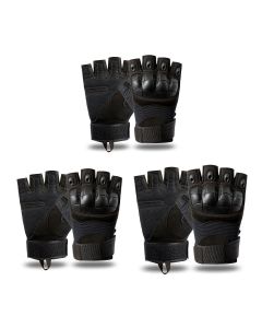 Men Half Finger Gloves Cycling Sport Anti-Slip Durable Gym Training Gloves - XL