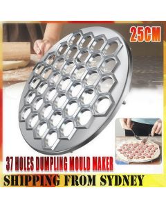 Aluminium Alloy Dumpling Mould Maker 37 Hole Ravioli Pierogi Wrapper Tool 25cm