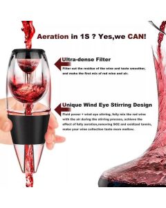 New Magic Decanter Essential Red Wine Aerator Sediment Filter