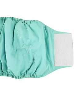 M Male Dog Puppy Nappy Diaper Belly Wrap Band Sanitary Pants Underpants - Green