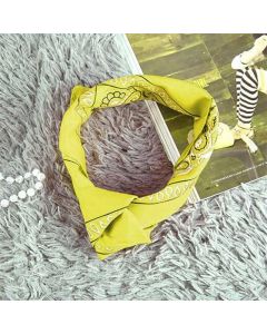 Paisley Bandana Scarf Head Wrap Face Neck Cover Summer Outdoor Fishing Headwear - Rose Red