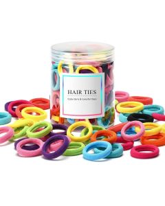200Pcs Women Girls Hair Bands Ties Rope Rings Elastic Hairband Ponytail Holder
