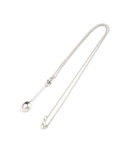 Mini Crown Spoon Necklace Pendant Charm Festival Cutlery Tea Party Gift - Rose Gold