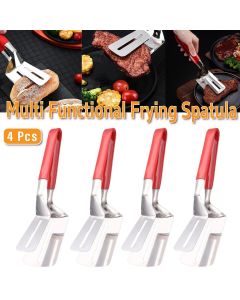 4pcs Stainless Steel Steak Clips Frying Spatula Multifunctional Kitchen Tools