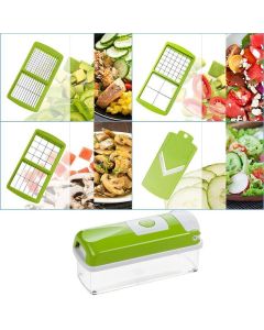 12 In 1 Food Slicer Dicer Nicer Container Chopper Peeler Vegetable Fruit Cutter